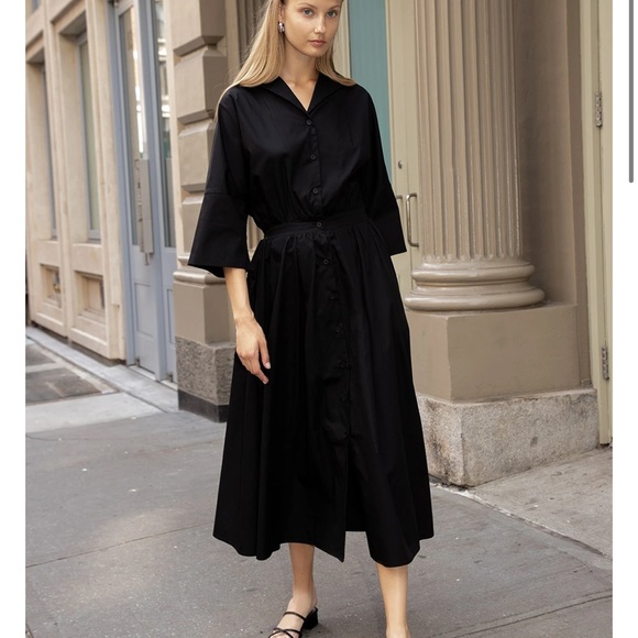 Pixie Market Dresses & Skirts - Black cotton midi dress from Pixie Market
